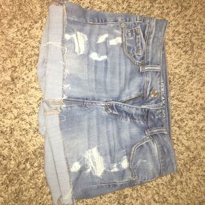 Midi Blue Jean shorts from American Eagle